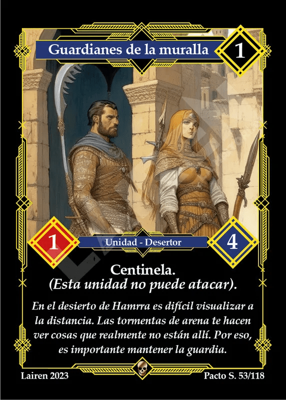053 Guardianes De La Muralla 1ra Edicion - Coste 1