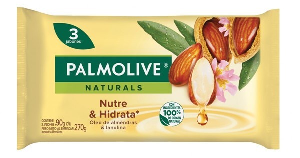 Palmolive Jabón en Barra Naturals Nutre E Hidrata 3 x 90 gr #1