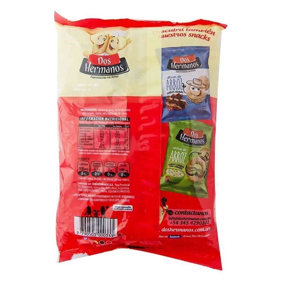 Galletas De Arroz Dos Hermanos Con Sal 120 Gr alt