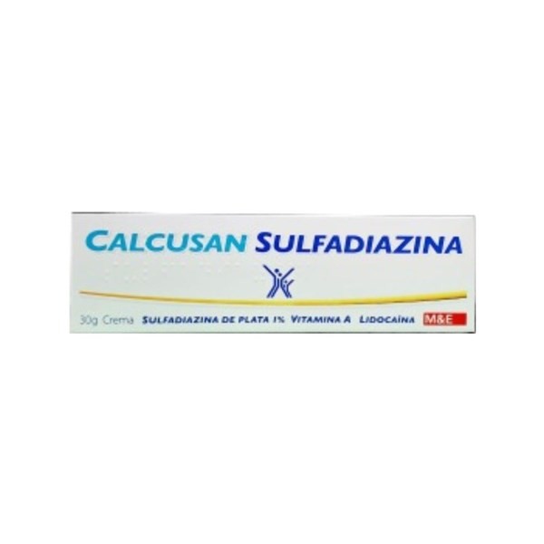 M&E Calcusan Sulfadiazina Sulfadiazina de Plata + Asoc. Crema x 30 g #1