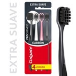 Colgate Cepillo Dental Pro Cuidado Carbon  - 4 Unidades #1