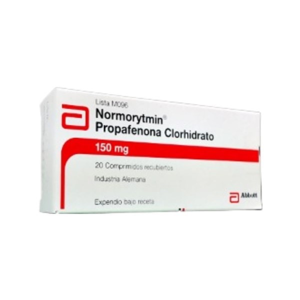 Abbott Normorytmin Propafenona Clorhidrato 150 Mg x 20 Comp Recubiertos #1