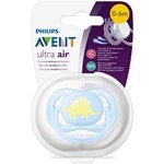 Avent Scf 544/10 Chupete Ultra Air Dino 0-6 Nene x1 #2