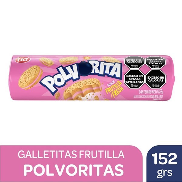Galletitas Polvorita Vainilla Rellenas Frutilla 152 G. #1