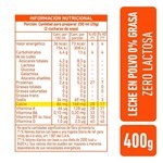 Leche en Polvo La Serenisima Zero Lactosa 400 g #3