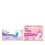 Combo Enjoy Cuidado Intimo Toallitas Humedas + Protector Diario #1