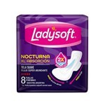 Ladysoft Toalla Nocturna xl Absorcion Nocturna (8 Unidades) #1