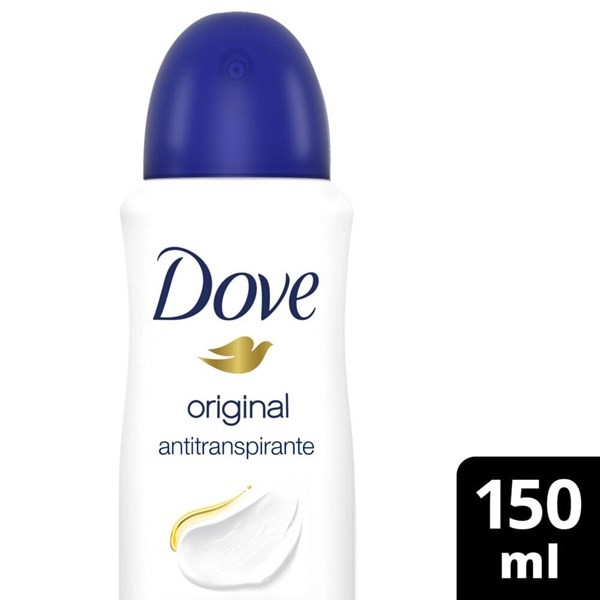 Antitranspirante En Aerosol Dove  Original 1/4 Crema Humectante 150 Ml