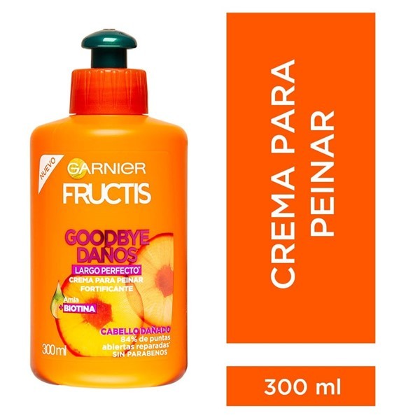 Fructis Crema Para Peinar Good Bye Daño 300 ml