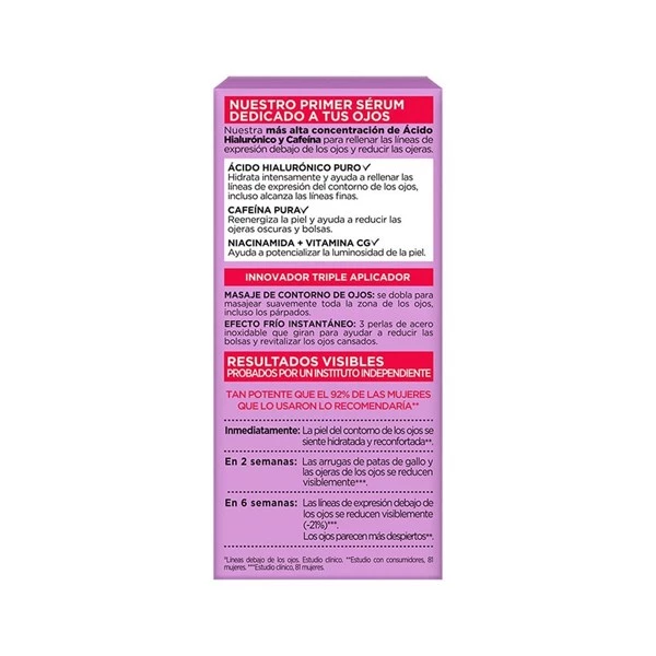 Sérum Para Ojos L'oréal Paris Revitalift Ácido Hialurónico x 20 ml alt