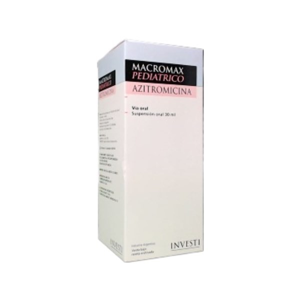 Siegfried Macromax Pediátrico Azitromicina 200 Mg / 5 ml Suspensión x 30 ml #1