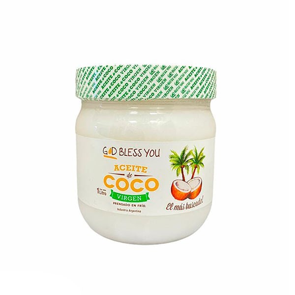 God Bless You Aceite Coco Virgen 1 l #1