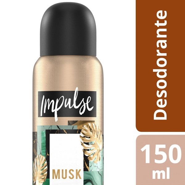 Impulse Desodorante en Aerosol Musk 98 gr
