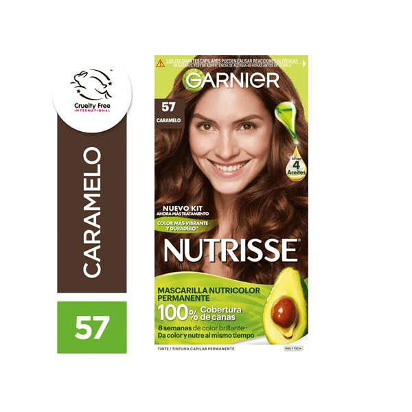 Garnier Nutrisse Kit de Coloración Nº 67 chocolate @ #602F1e #1