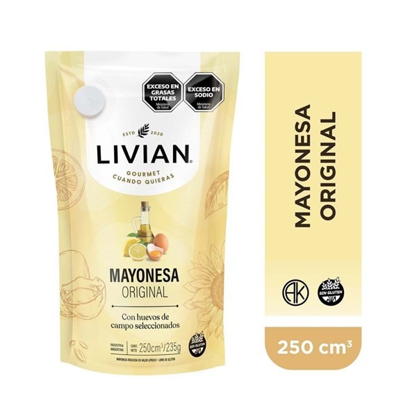 Mayonesa Original X 250 Gr Livian #1