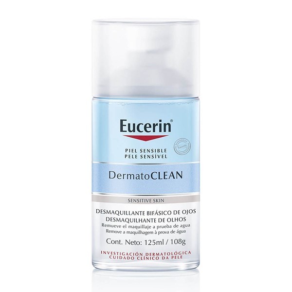 Eucerin Desmaquillante Bifásico de Ojos Dermatoclean Con Ácido Hialurónico X125 ml alt
