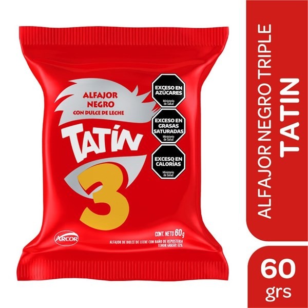 Alfajor Tatín Negro 60 g. #1