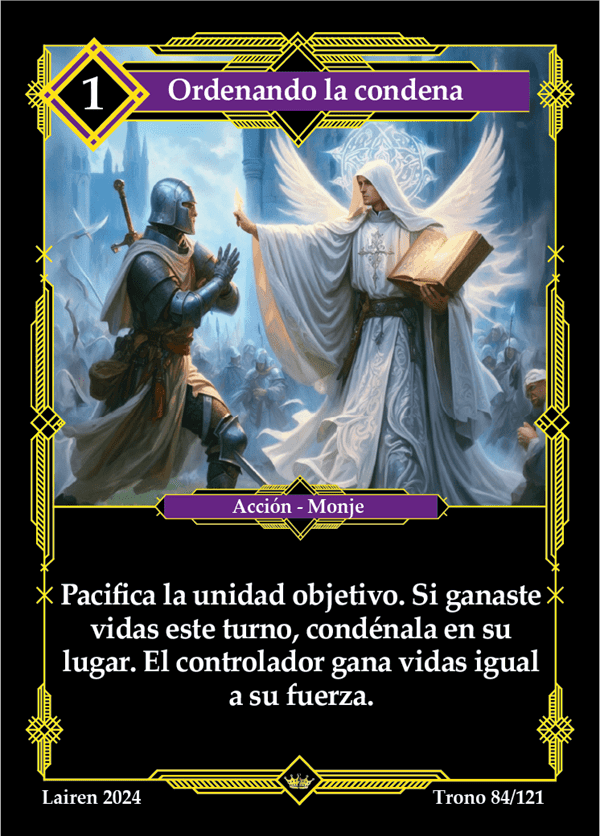 084 Ordenando La Condena 1ra Edicion - Coste 1