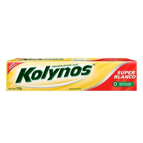 Crema Dental Super Blanco Kolynos 180 g #1