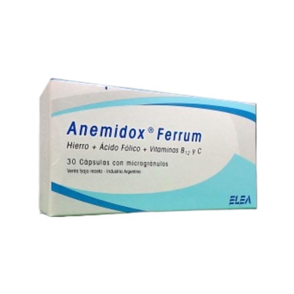 Elea Anemidox Ferrum x 30 Cápsulas #1