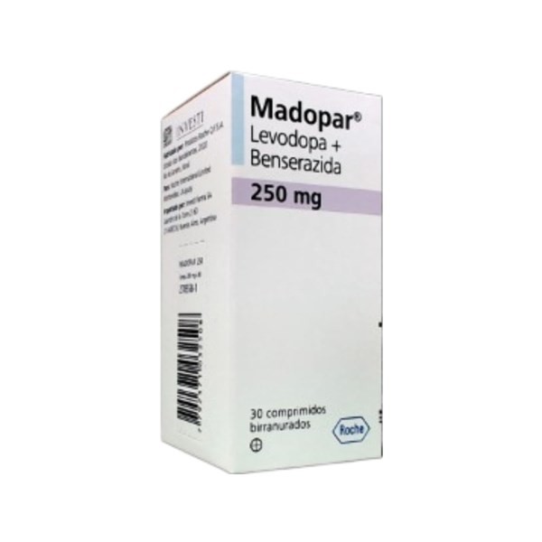 Siegfried Madopar Levodopa + Benserazida 250 Mg x 30 Comp #1