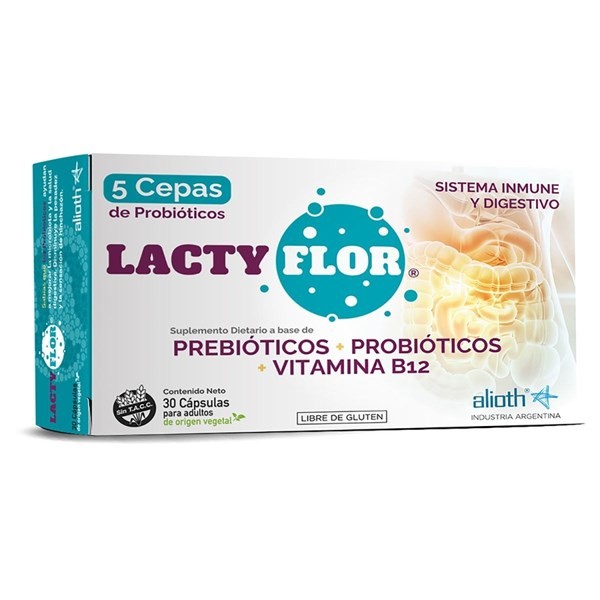 Suplemento Dietario a Base de Prebióticos + Vitamina B12 (30 Cápsulas) #1