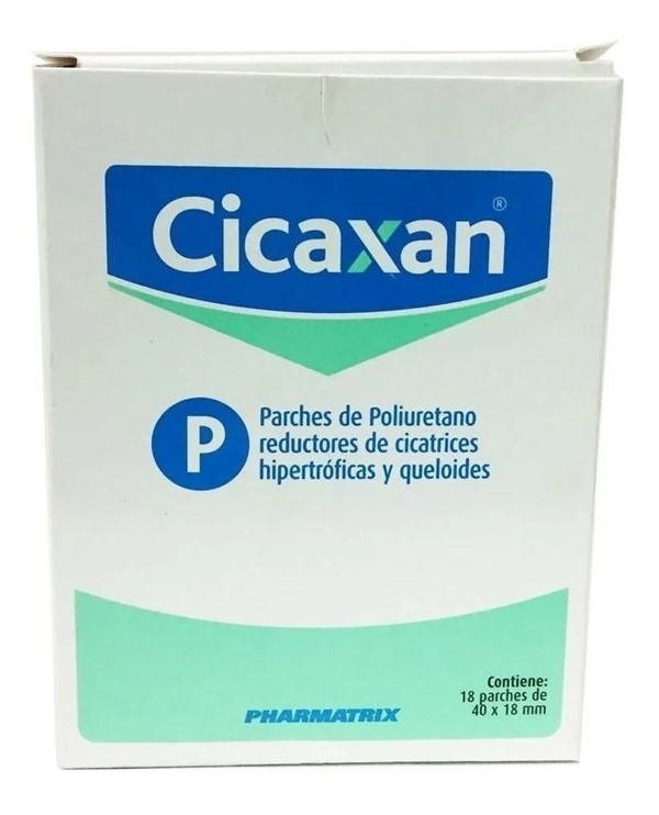 Cicaxan P Parches de Poliuretano Cicatrices Queloides x 18U alt