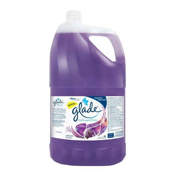 Limpiador Líquido Multisuperficies Glade Campos de Lavanda Bidón x 4 l #1
