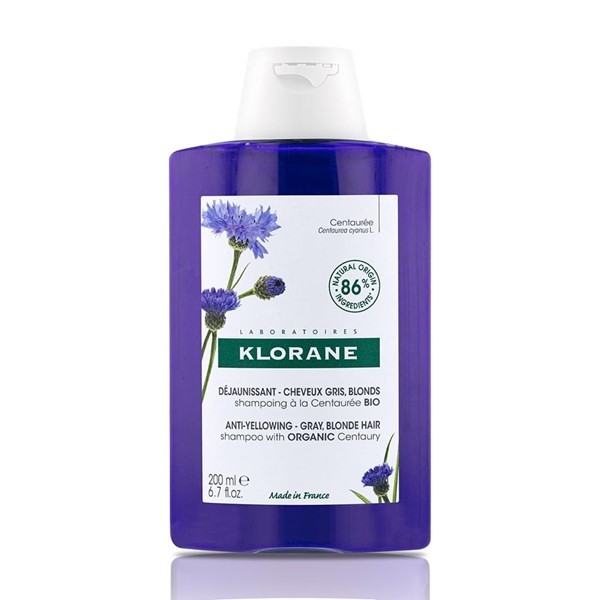 Klorane Shampo Matizante Centaurea Para Reflejos Canosos 200 ml alt