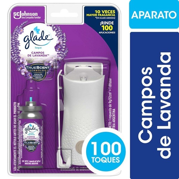 Aromatizante De Ambientes Glade Toque Lavanda Portátil 9gr #1
