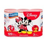 Rollo Cocina Felpita Doble Hoja Disney 3x40 #1