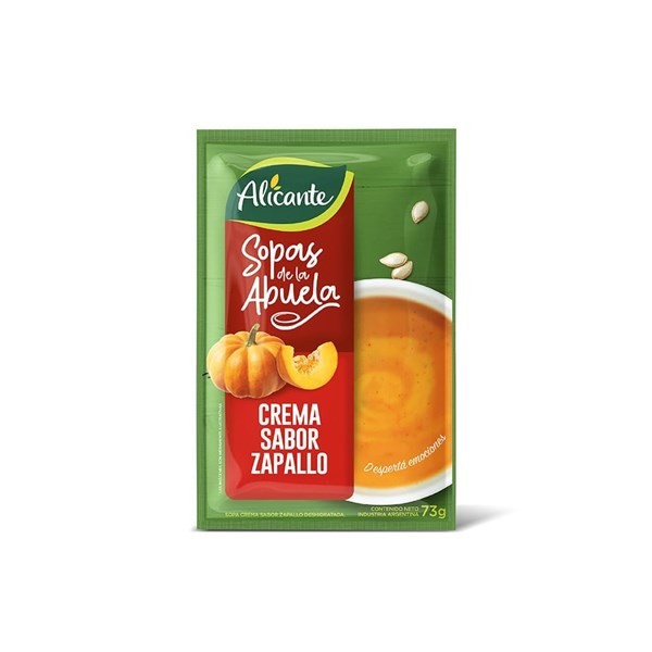 Sopa Crema Alicante Zapallo 73 xg