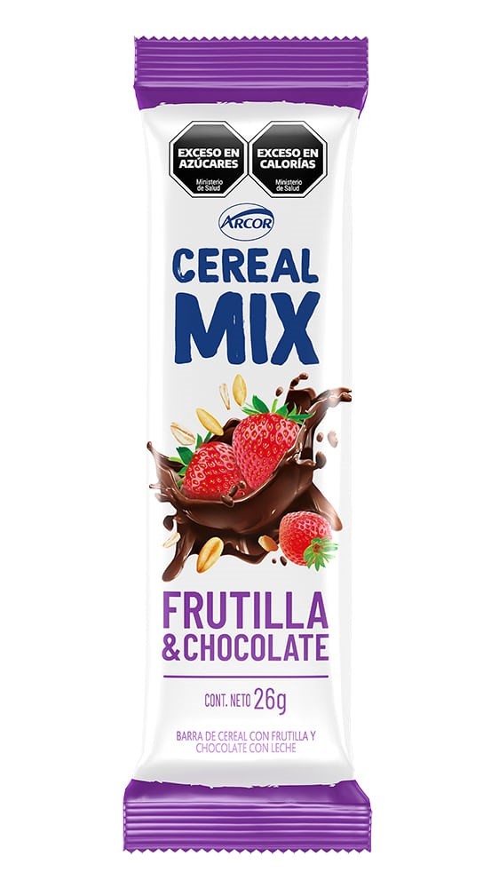 Barra de Cereal Cereal Mix Frutilla Y Chocolate x 26 g #1