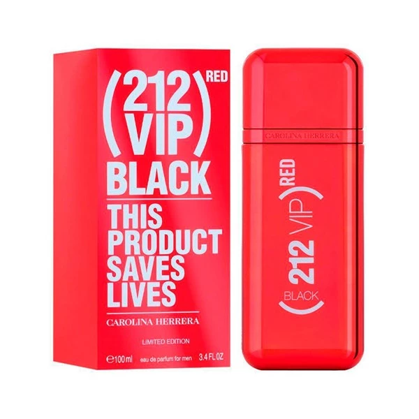 Carolina Herrera 212 Vip Red Black For Men EDP x 100 ML