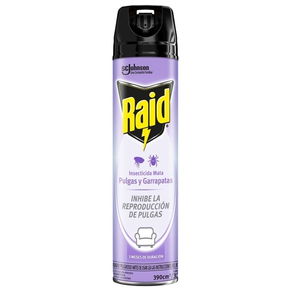 Raid Aerosol Mata Pulgas/Garrapatas 390 ml alt