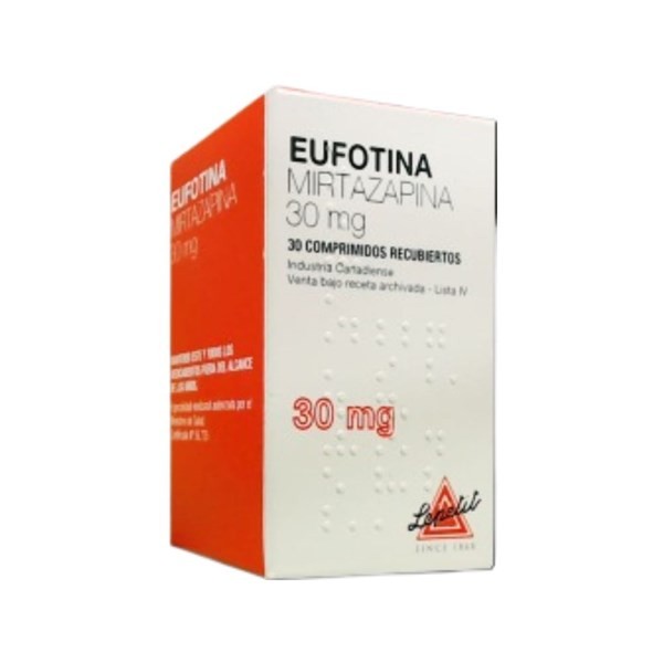 Lepetit Eufotina Mirtazapina 30 Mg x 30 Comp Recubiertos #1