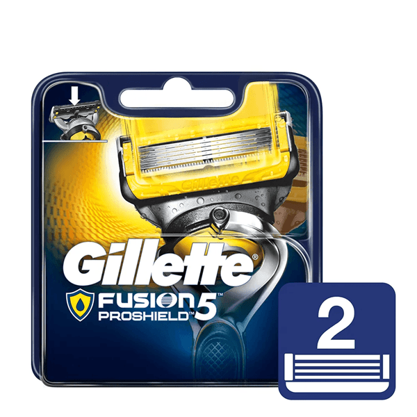 Gillette Fusión Proshield 5 maquina Afeitar Repuesto 2 Unidades