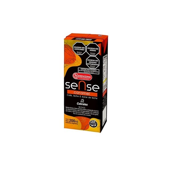 Bebida Lactea Sense Caramel 200 ml