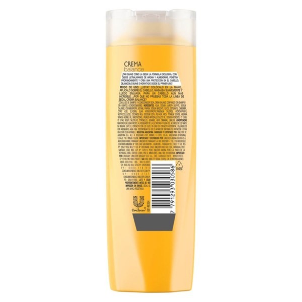 Shampoo Sedal Crema Balance x 190 ml alt