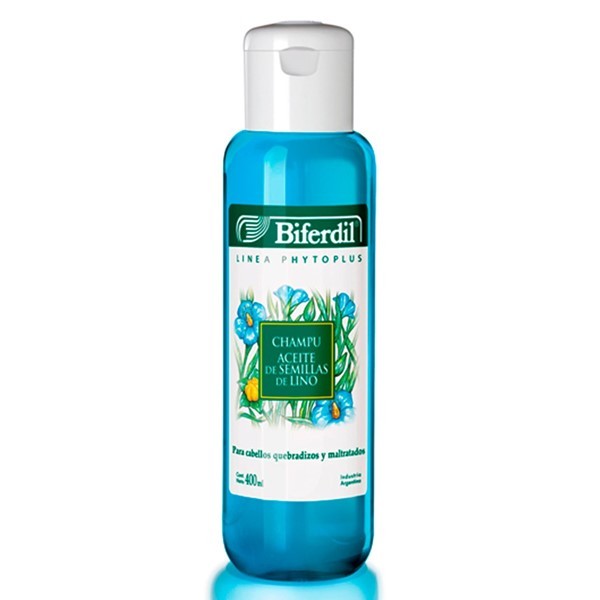 Biferdil Shampoo Aceite Semilla Lino Quebradizos 400 ml #1