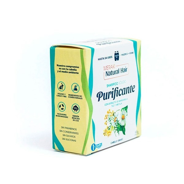 Meraki Shampoo Sólido Purificante 65gr #1