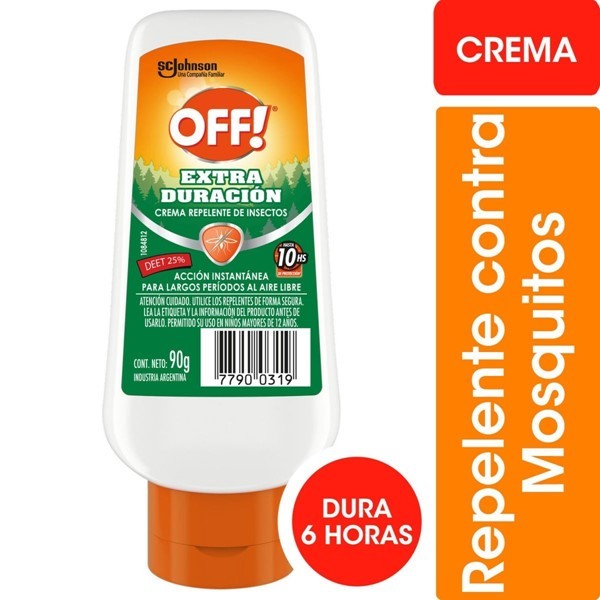 Off Repelente Extra Duracion Crema 90 Gr #1