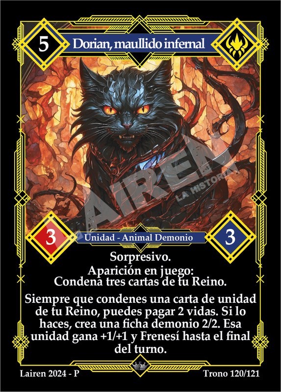 120 Dorian, Maullido Infernal - Coste 5