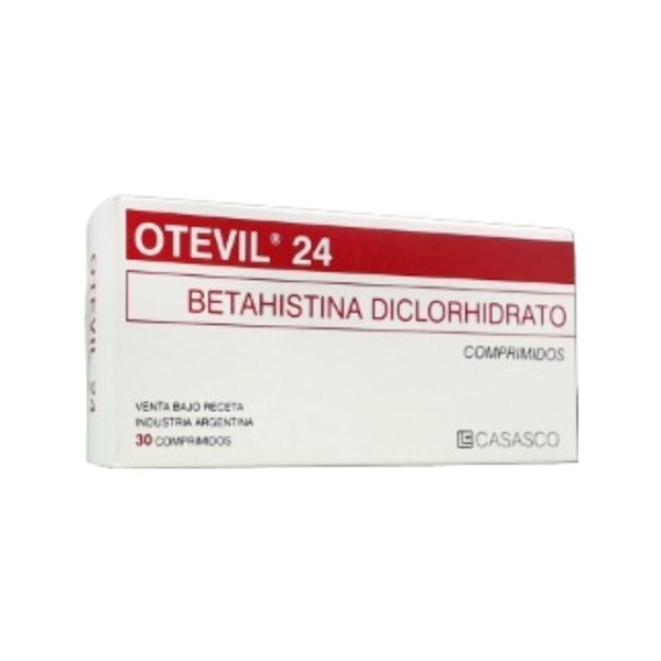 Casasco Otevil Betahistina 24 Mg x 30 Comp #1