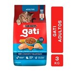 Alimento Para Gato Gati Adultos Sabor Pescado Y Salmón 3 Kg #1