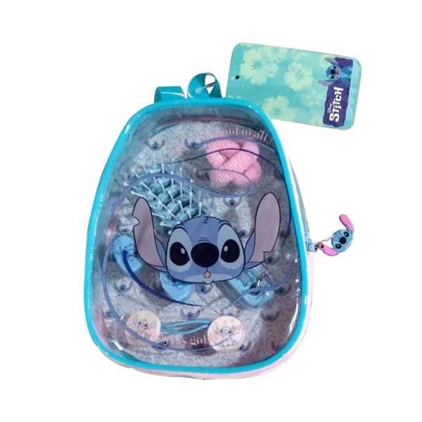 Lilo & Stitch Mochila Con Set de Accesorios Para El Pelo