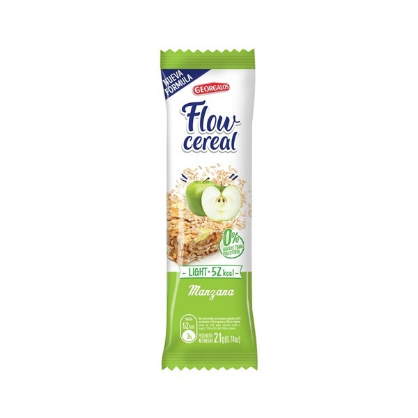Barra De Cereal Georgalos Light Manzana Flow 21 G. #1