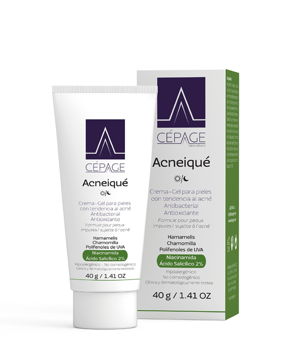 Cepage Acneiqué Crema Gel Seborreguladora y Antioxidante para Pieles Acneicas