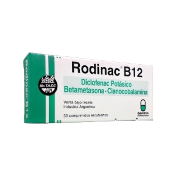 Géminis Farmacéutica Rodinac B12 Diclofenac + Asoc. x 30 Comp #1