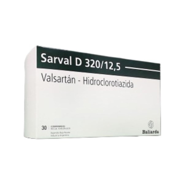 Baliarda Sarval D Valsartán + Hidroclorotiazida 320 / 12,5 Mg x 30 Comp Recubiertos #1